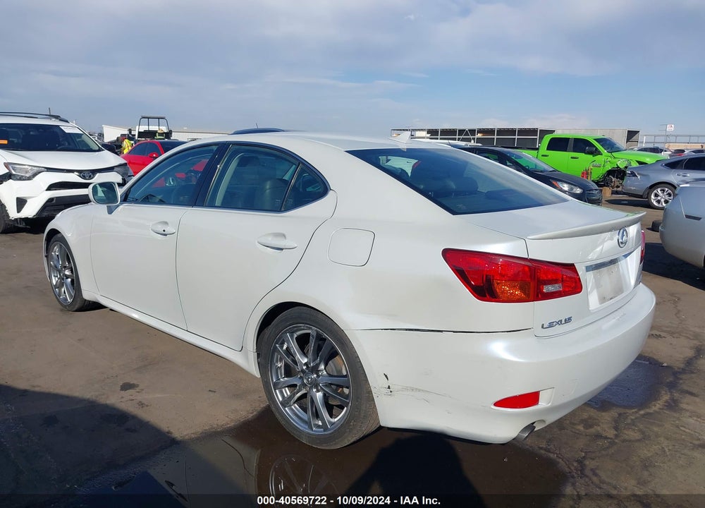 2008 LEXUS IS 250 VIN: JTHBK262785081440