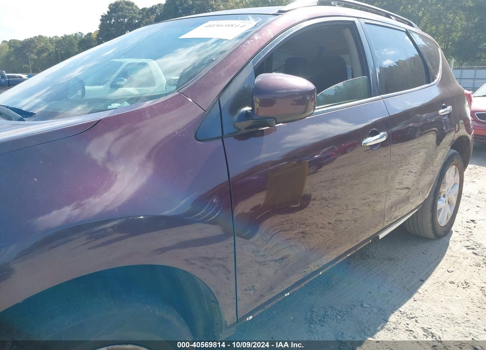 2013 NISSAN MURANO SV VIN: JN8AZ1MW1DW315900
