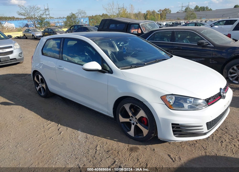 2015 VOLKSWAGEN GOLF GTI 2.0T SE 2-DOOR VIN: 3VWTT7AU7FM086571