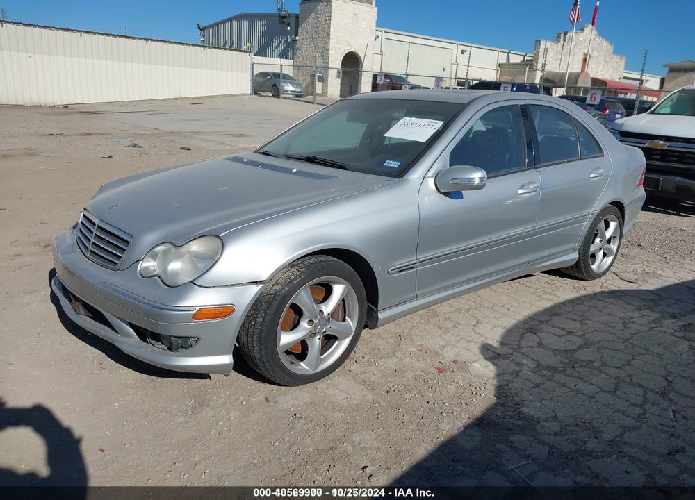 2005 MERCEDES-BENZ C 230 KOMPRESSOR SPORT VIN: WDBRF40J85F617221