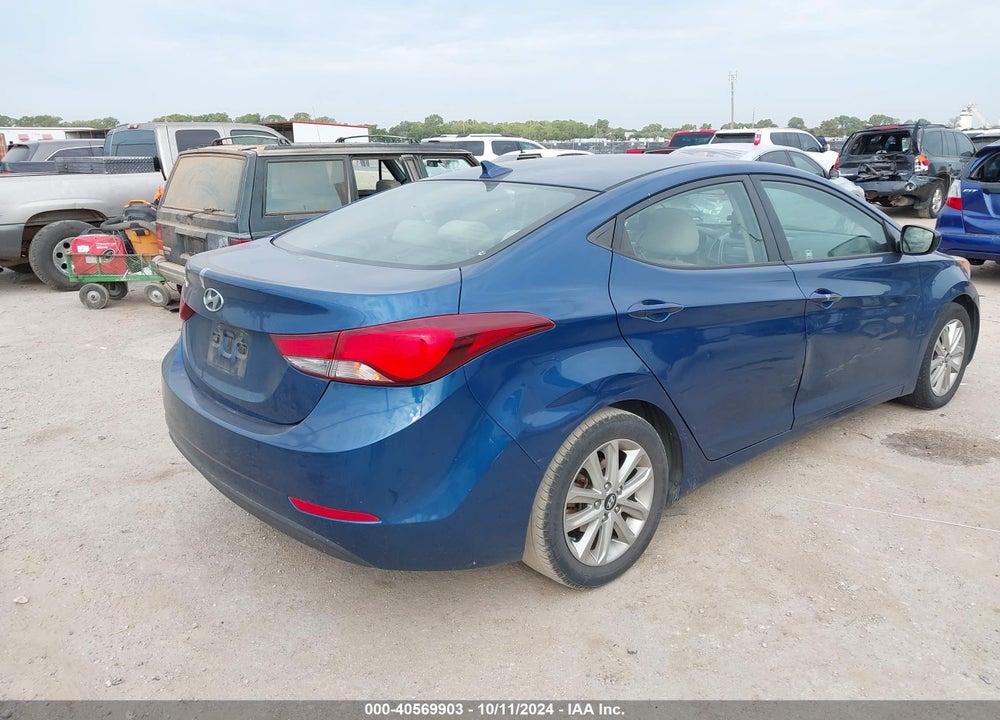 2015 HYUNDAI ELANTRA SE VIN: KMHDH4AE5FU389162
