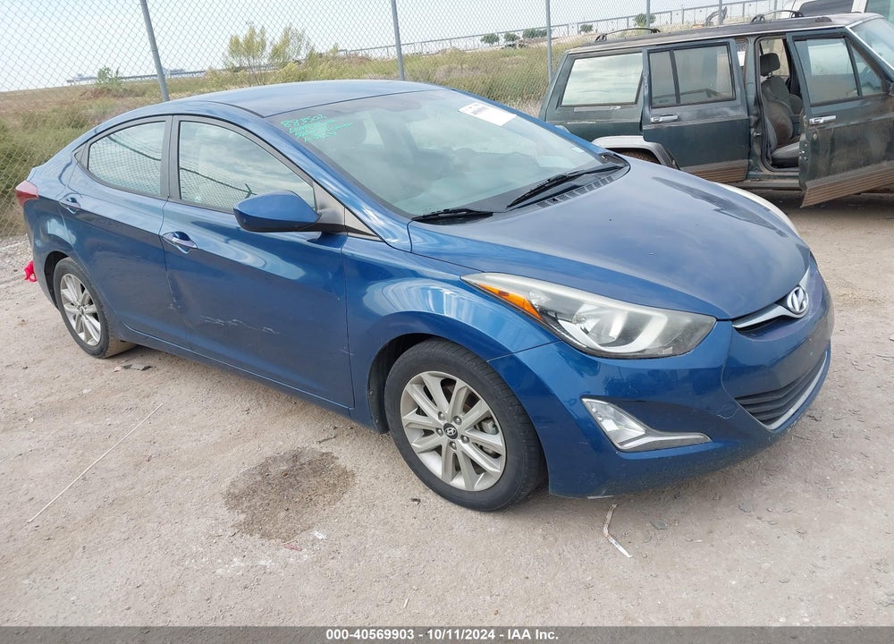 2015 HYUNDAI ELANTRA SE VIN: KMHDH4AE5FU389162
