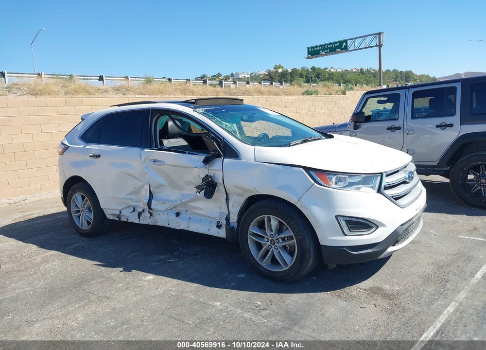2018 FORD EDGE SEL VIN: 2FMPK4J9XJBB82119