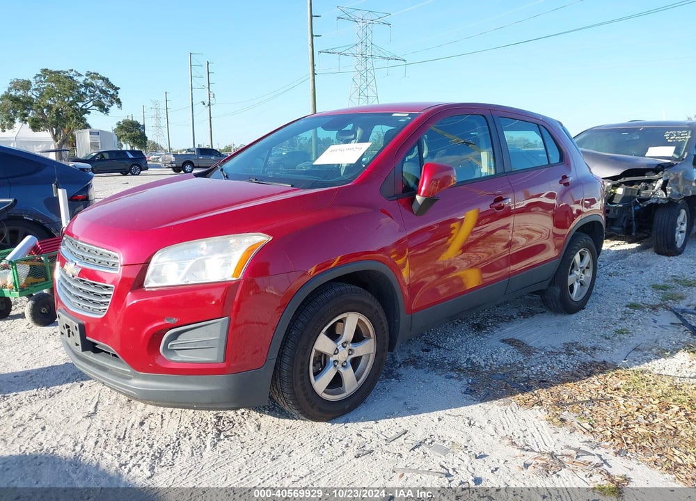 2015 CHEVROLET TRAX 1LS VIN: KL7CJPSB2FB096323