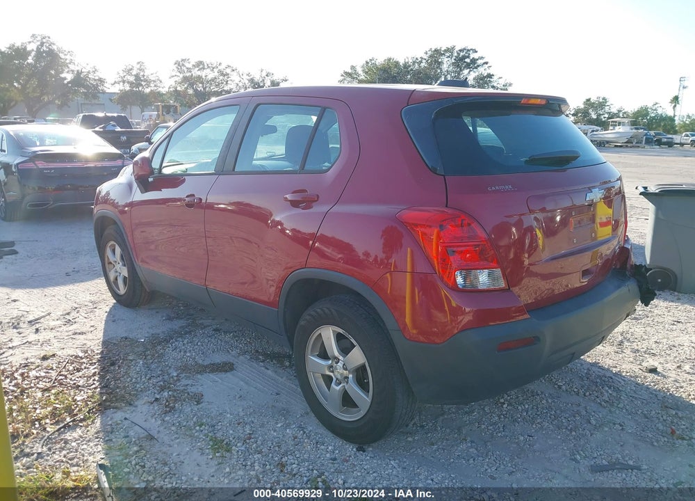 2015 CHEVROLET TRAX 1LS VIN: KL7CJPSB2FB096323