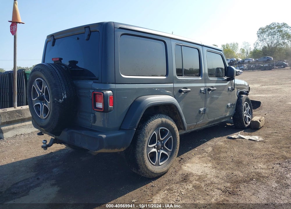 2021 JEEP WRANGLER UNLIMITED SPORT S 4X4 VIN: 1C4HJXDN0MW743713