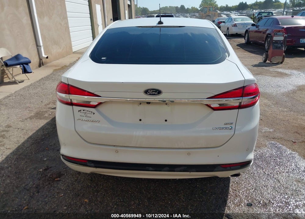2018 FORD FUSION HYBRID SE VIN: 3FA6P0LUXJR213758