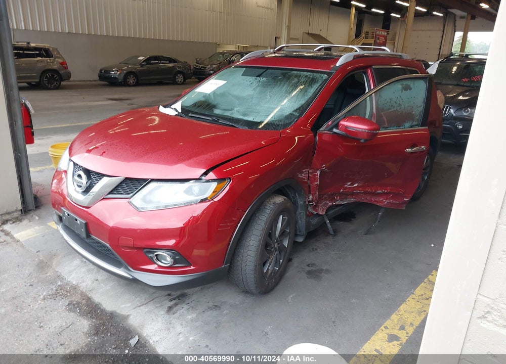 2016 NISSAN ROGUE SL VIN: 5N1AT2MV5GC867119