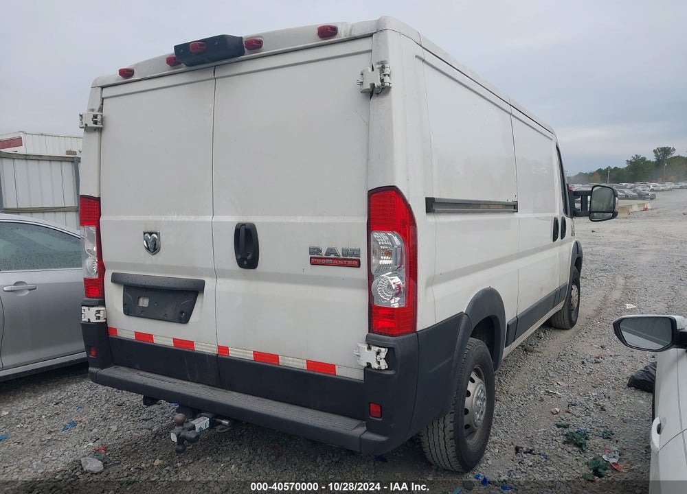 2021 RAM PROMASTER 1500 LOW ROOF 136 WB VIN: 3C6LRVAG1ME515640
