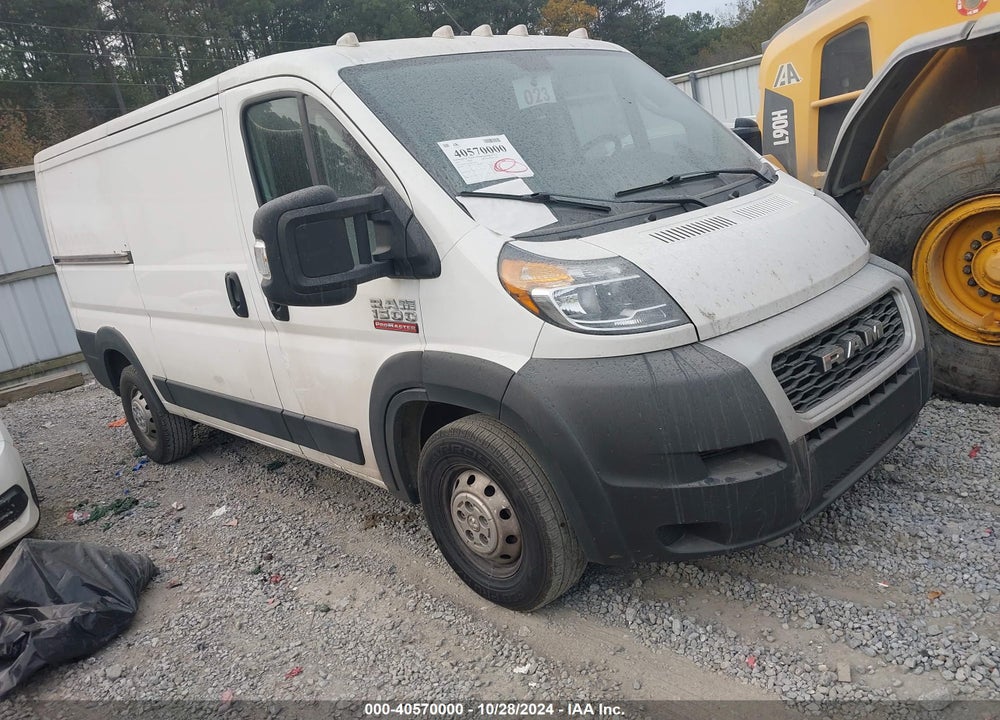 2021 RAM PROMASTER 1500 LOW ROOF 136 WB VIN: 3C6LRVAG1ME515640