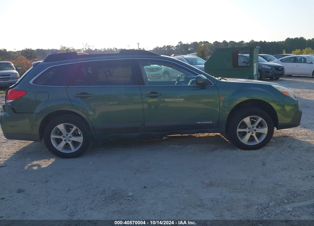 2013 SUBARU OUTBACK 2.5I PREMIUM VIN: 4S4BRBCCXD3288674