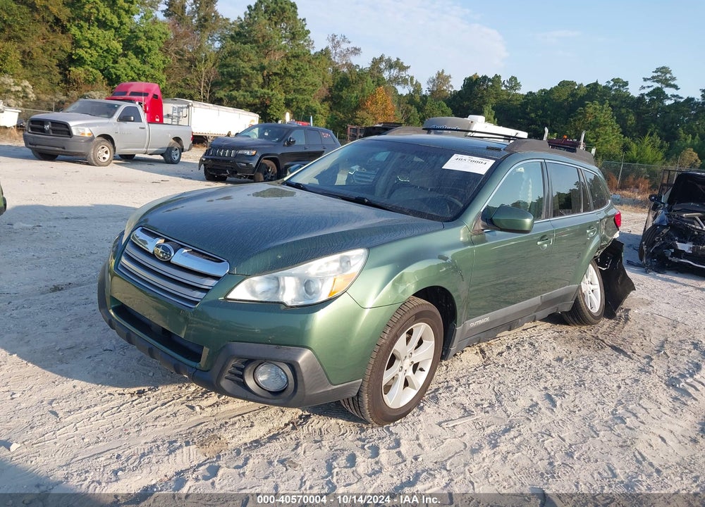 2013 SUBARU OUTBACK 2.5I PREMIUM VIN: 4S4BRBCCXD3288674