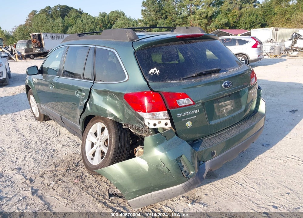 2013 SUBARU OUTBACK 2.5I PREMIUM VIN: 4S4BRBCCXD3288674