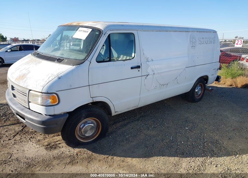 1995 DODGE RAM VAN B2500 VIN: 2B7HB21Y2SK546703