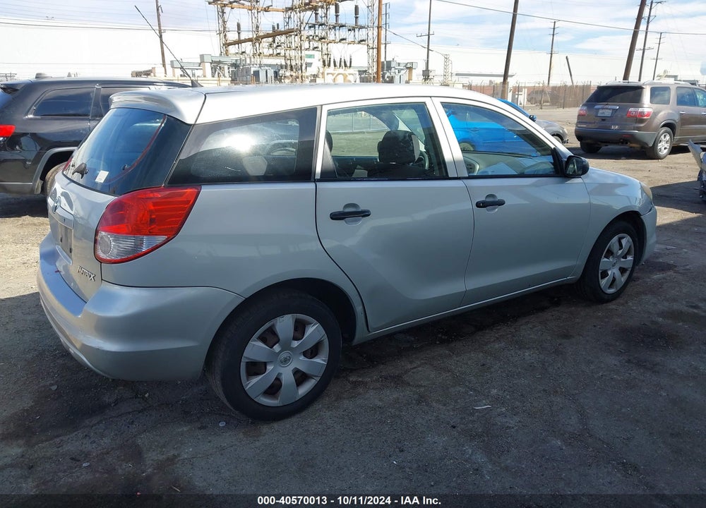 2004 TOYOTA MATRIX STANDARD VIN: 2T1KR32E64C285808