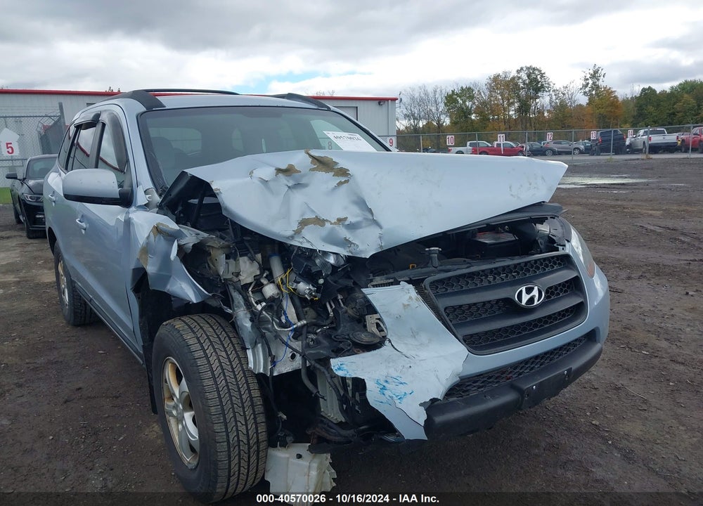 2008 HYUNDAI SANTA FE GLS VIN: 5NMSG73D28H215788