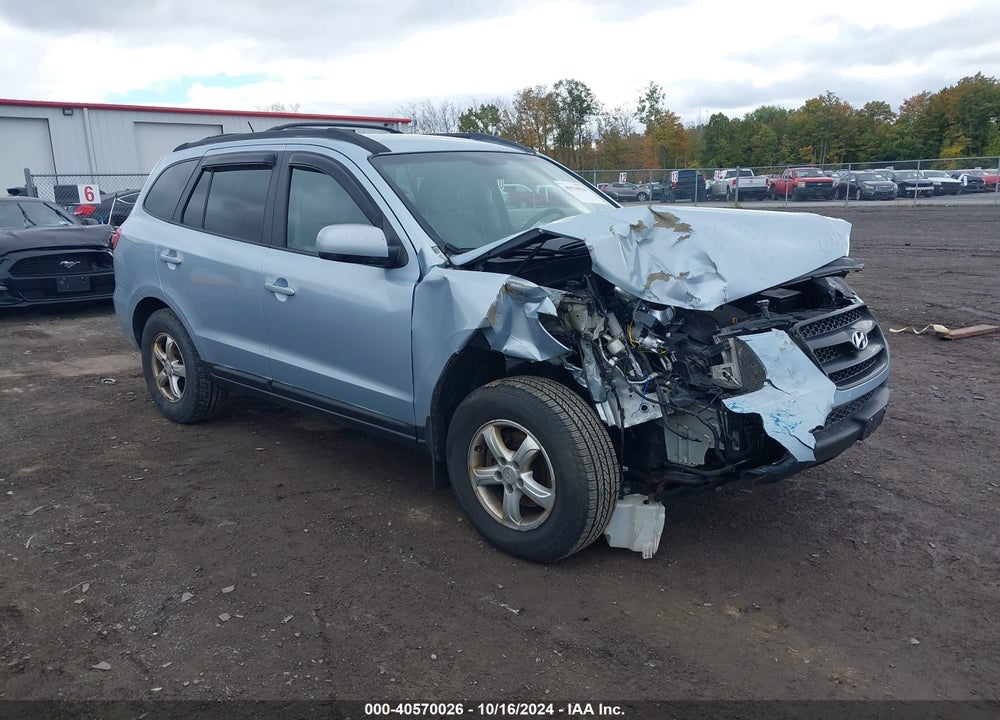 2008 HYUNDAI SANTA FE GLS VIN: 5NMSG73D28H215788