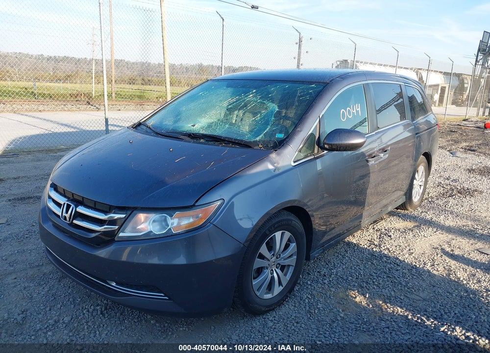 2016 HONDA ODYSSEY SE VIN: 5FNRL5H38GB086454