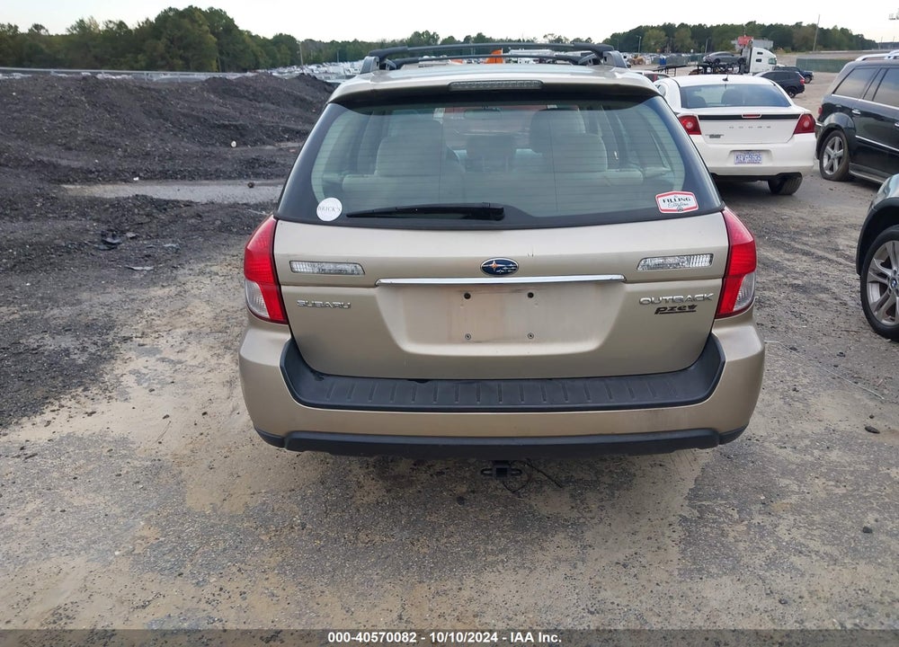2008 SUBARU OUTBACK 2.5I/2.5I L.L. BEAN EDITION VIN: 4S4BP61C387319102