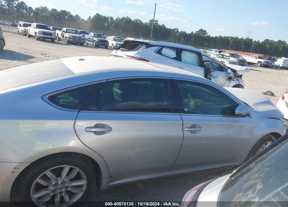 2014 TOYOTA AVALON HYBRID XLE TOURING VIN: 4T1BD1EB3EU022440
