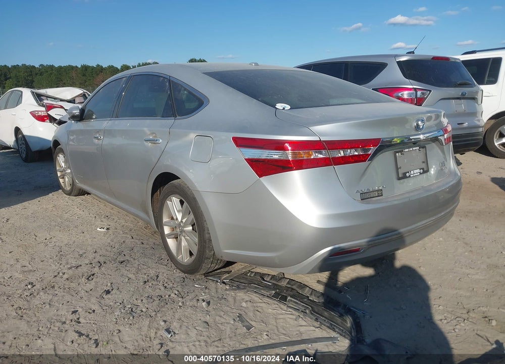2014 TOYOTA AVALON HYBRID XLE TOURING VIN: 4T1BD1EB3EU022440
