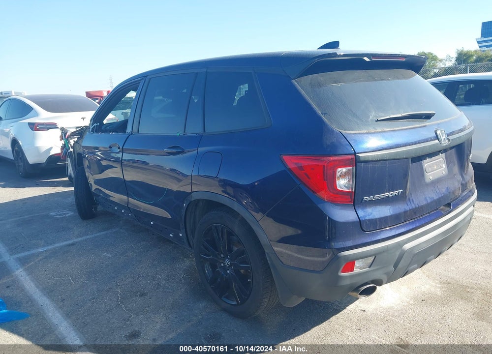 2019 HONDA PASSPORT SPORT VIN: 5FNYF7H21KB005678