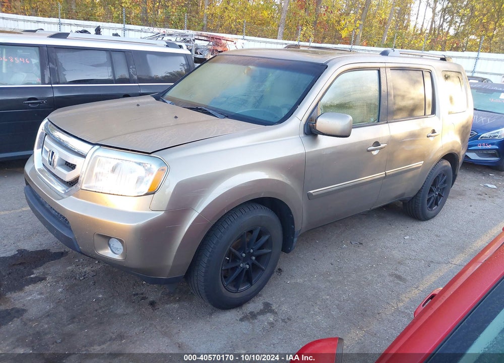 2011 HONDA PILOT EX-L VIN: 5FNYF4H54BB002573