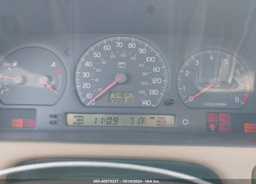 2000 VOLVO S70 SE VIN: YV1LS61J5Y2662278