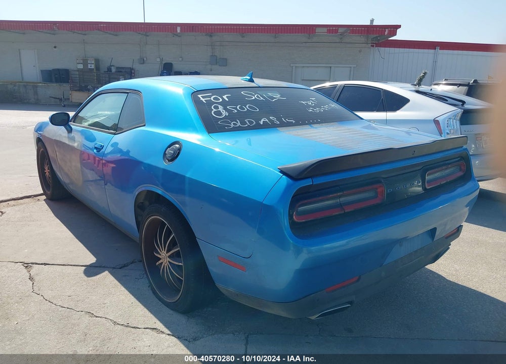 2016 DODGE CHALLENGER SXT PLUS VIN: 2C3CDZAG3GH236721