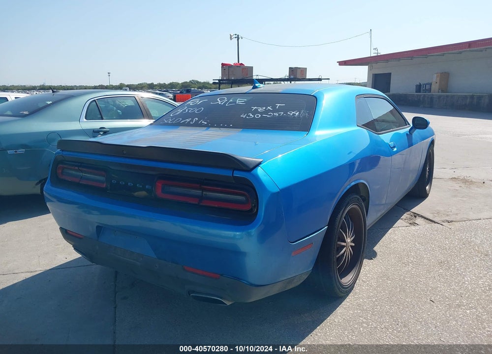 2016 DODGE CHALLENGER SXT PLUS VIN: 2C3CDZAG3GH236721