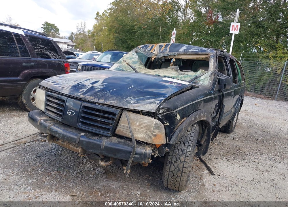 2001 OLDSMOBILE BRAVADA VIN: 1GHDT13W112193435