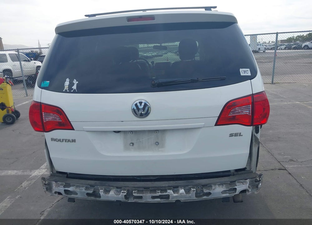 2009 VOLKSWAGEN ROUTAN VIN: 2V8HW54X99R599154
