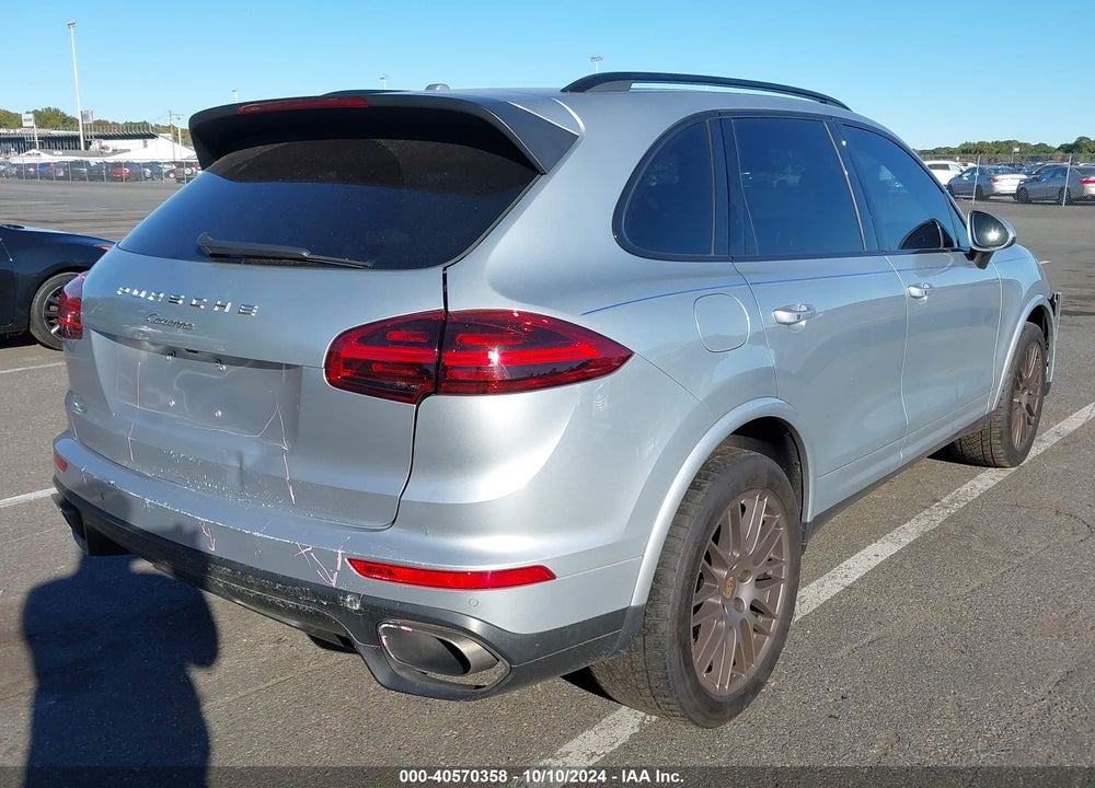 2017 PORSCHE CAYENNE PLATINUM EDITION VIN: WP1AA2A20HKA82744