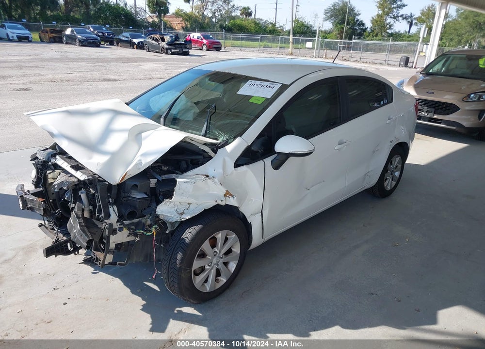 2013 KIA RIO EX VIN: KNADN4A38D6230517