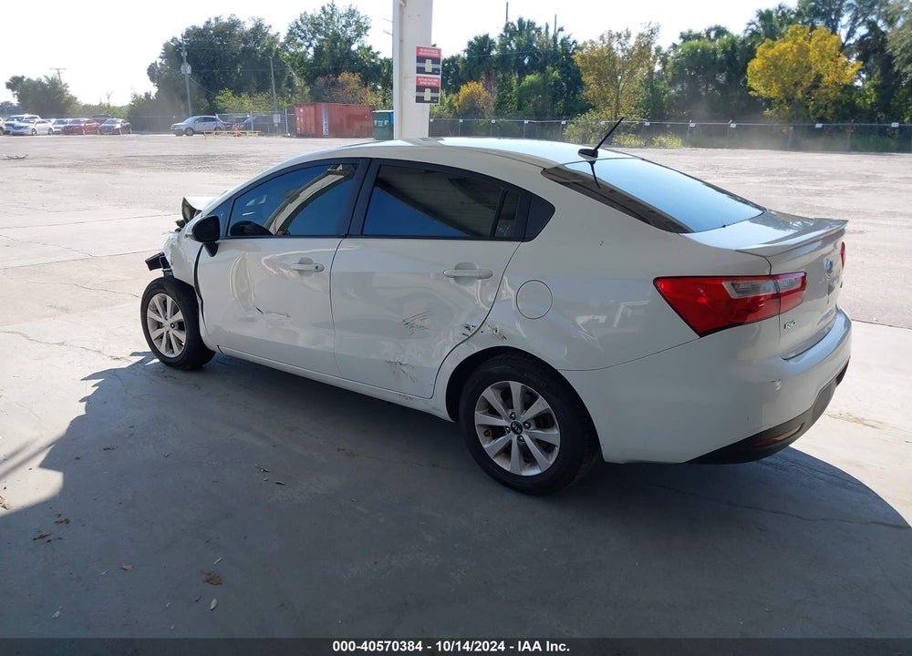 2013 KIA RIO EX VIN: KNADN4A38D6230517