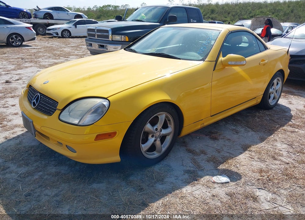 2001 MERCEDES-BENZ SLK 320 VIN: WDBKK65F31F223486