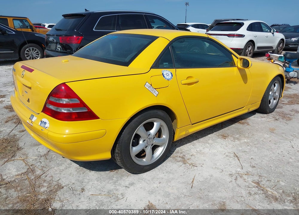 2001 MERCEDES-BENZ SLK 320 VIN: WDBKK65F31F223486