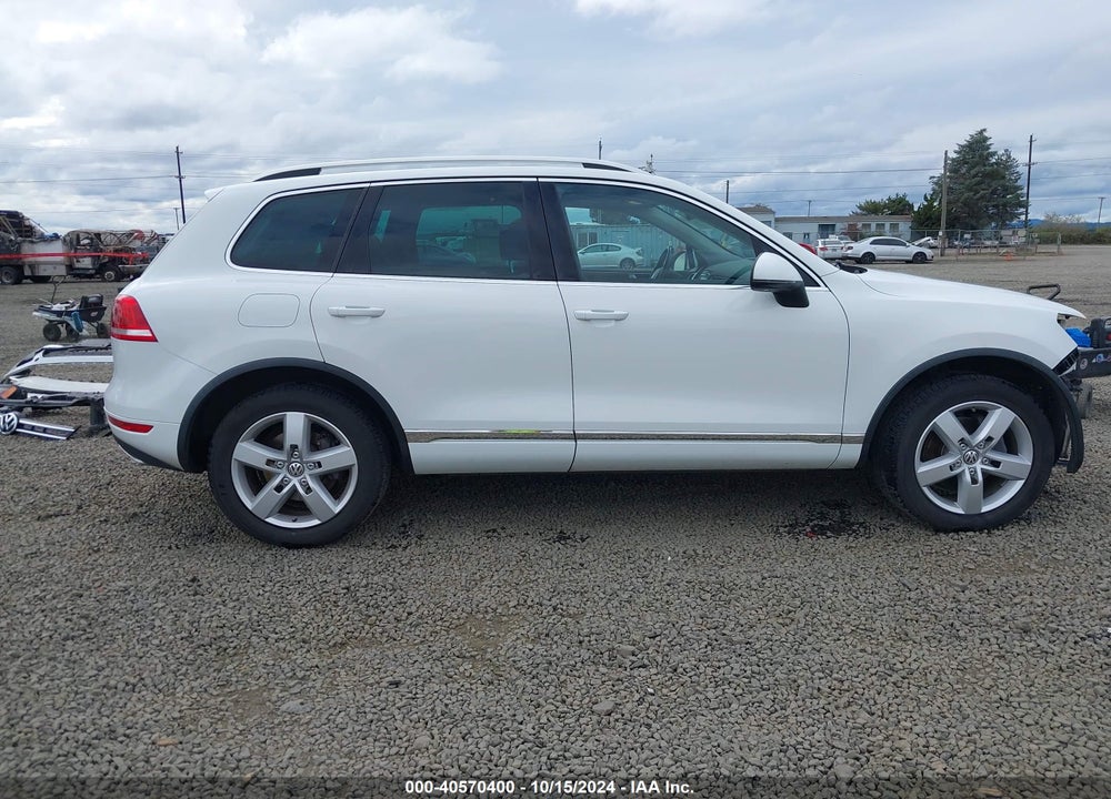 2012 VOLKSWAGEN TOUAREG TDI LUX VIN: WVGEK9BPXCD011921
