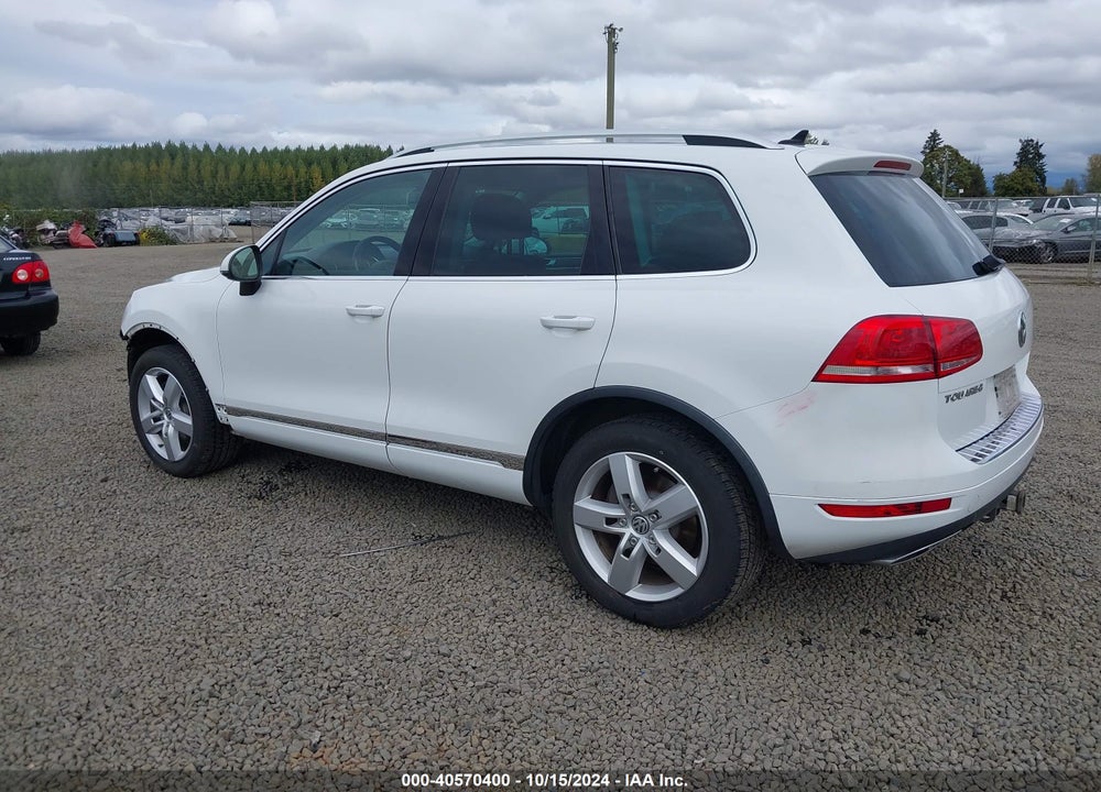 2012 VOLKSWAGEN TOUAREG TDI LUX VIN: WVGEK9BPXCD011921