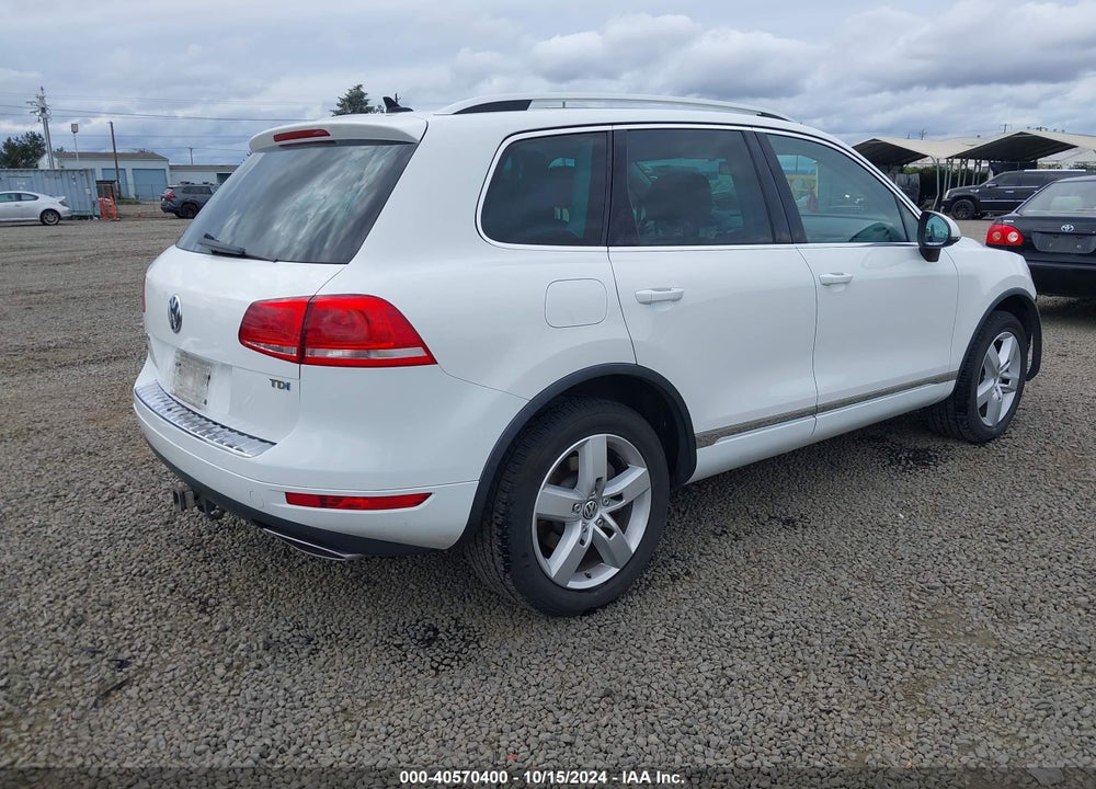 2012 VOLKSWAGEN TOUAREG TDI LUX VIN: WVGEK9BPXCD011921
