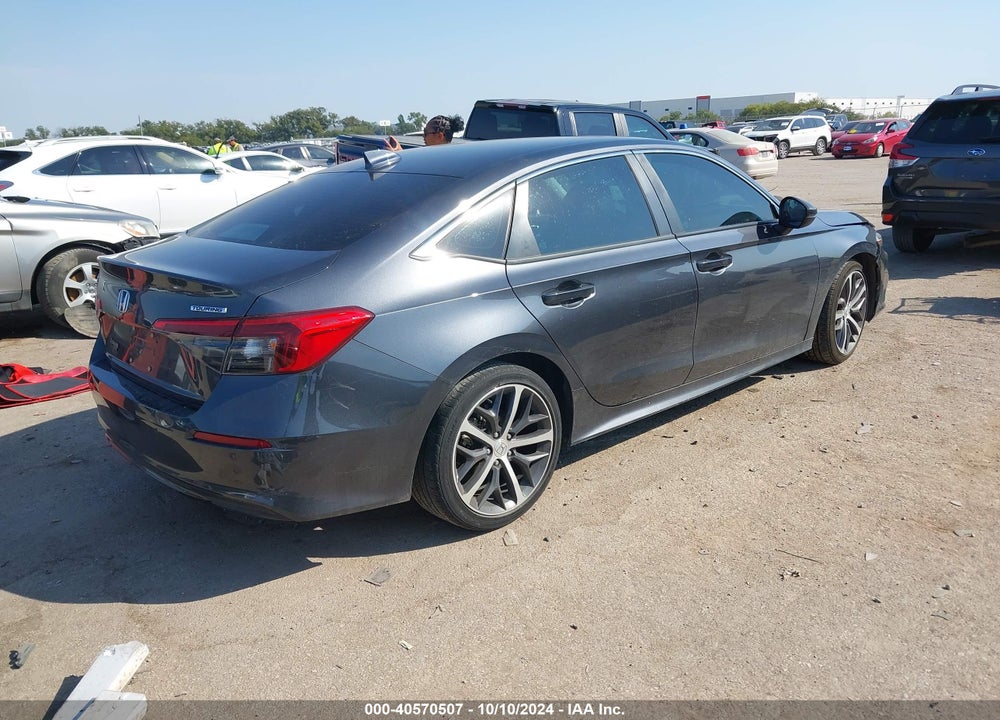 2022 HONDA CIVIC TOURING VIN: 2HGFE1F98NH314250