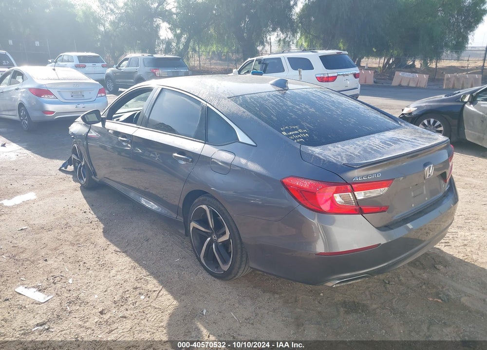 2018 HONDA ACCORD SPORT VIN: 1HGCV1F3XJA229465