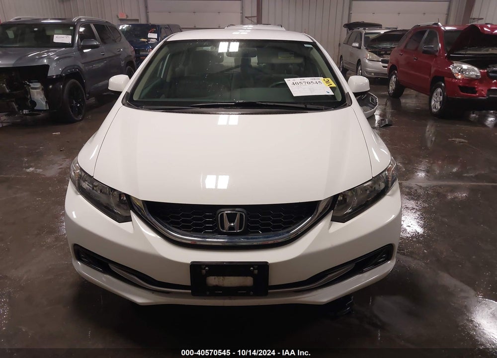 2013 HONDA CIVIC LX VIN: 19XFB2F55DE077009