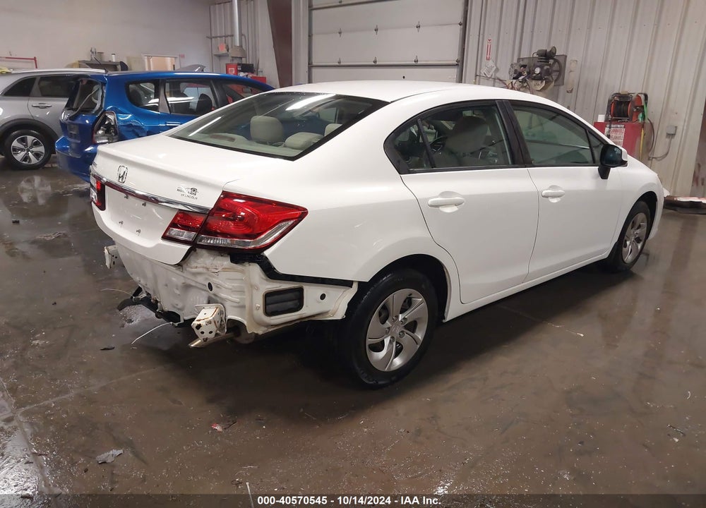 2013 HONDA CIVIC LX VIN: 19XFB2F55DE077009