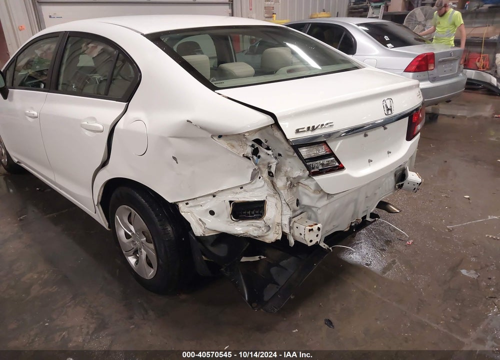 2013 HONDA CIVIC LX VIN: 19XFB2F55DE077009