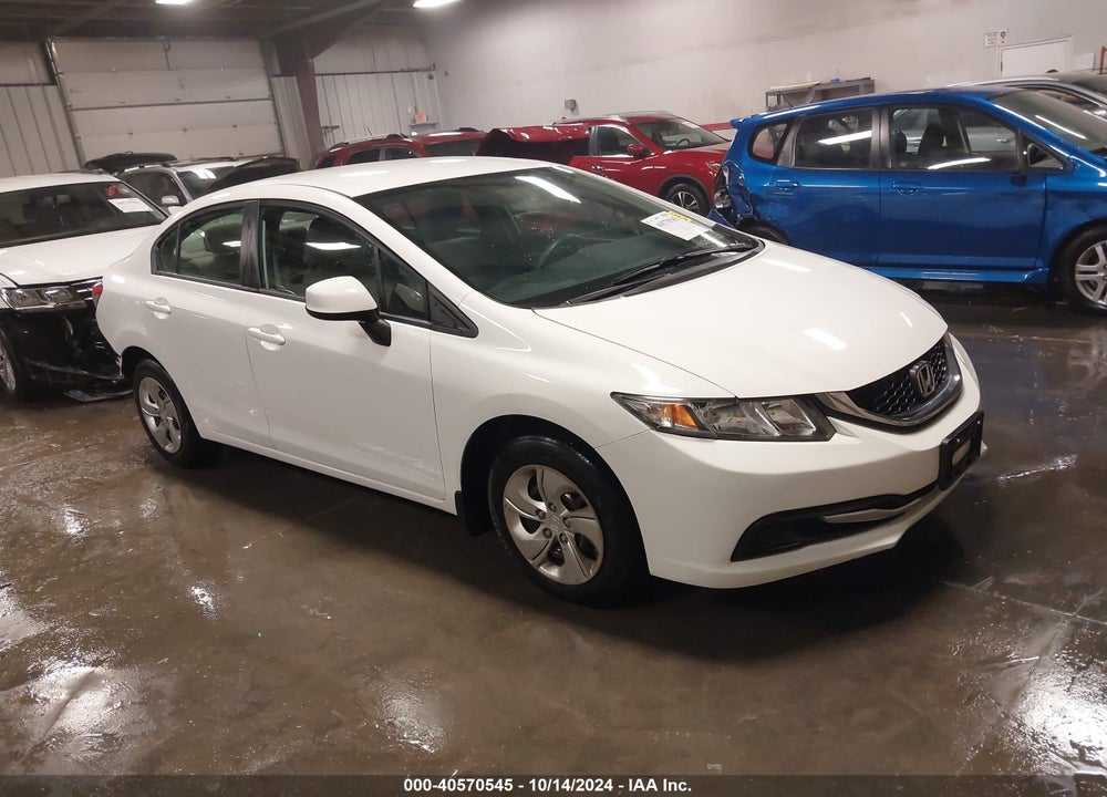 2013 HONDA CIVIC LX VIN: 19XFB2F55DE077009