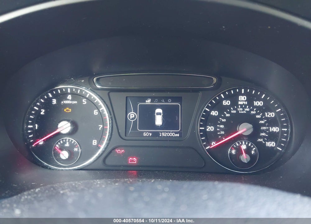 2016 KIA SORENTO 2.4L LX VIN: 5XYPG4A35GG021859