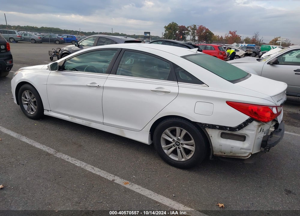2014 HYUNDAI SONATA GLS VIN: 5NPEB4AC4EH906095