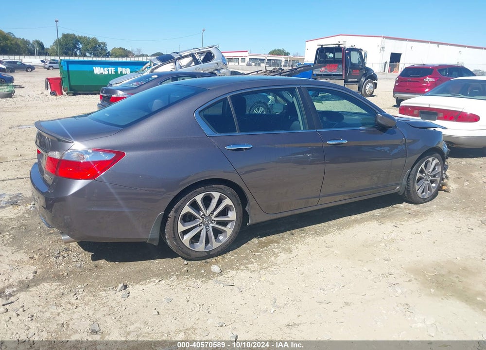 2014 HONDA ACCORD SPORT VIN: 1HGCR2F58EA066008
