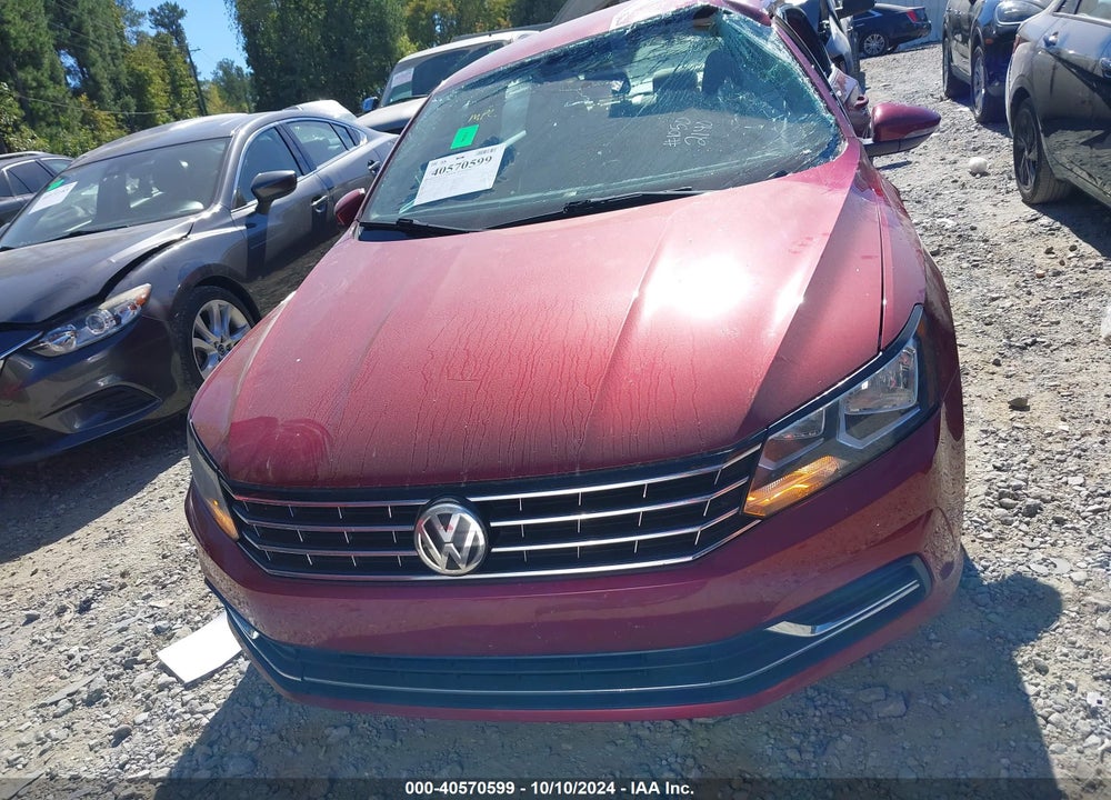 2017 VOLKSWAGEN PASSAT 1.8T S VIN: 1VWAT7A34HC052140